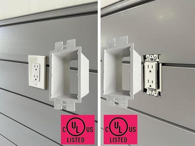 iMBAPrice BE1-3 Electrical Box Extender 3 Pack, UL Listed 1-Gang Non-Metallic - Image 5