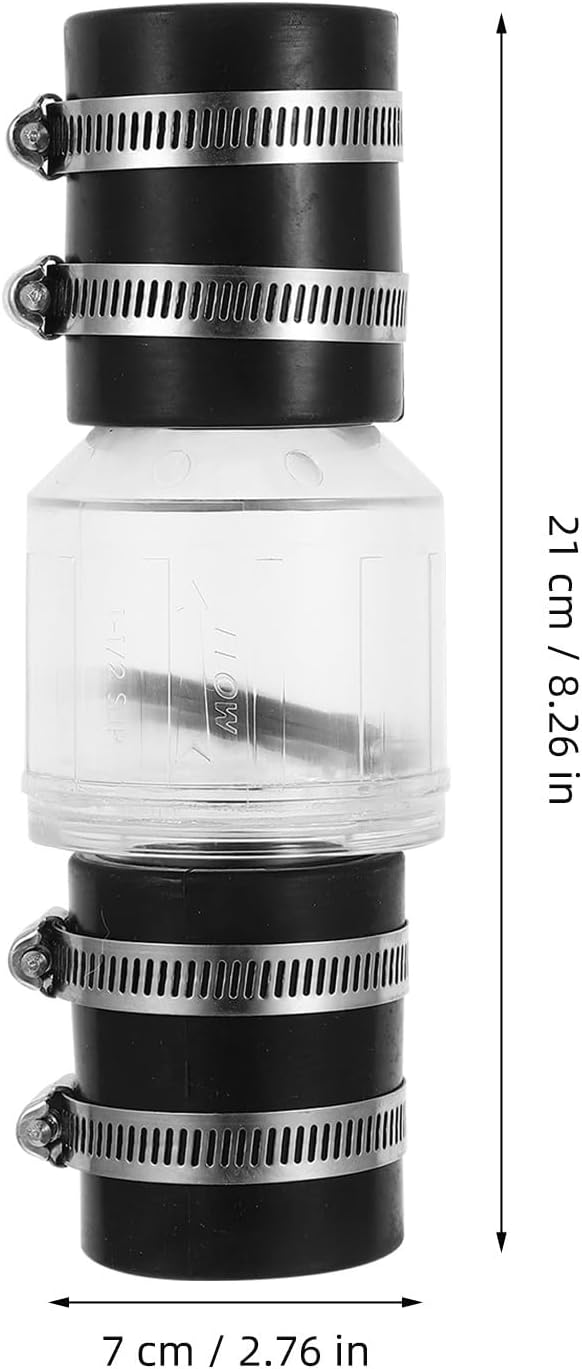 Homoyoyo Spring-loaded Check Valve 1.5 Inch Sump Pump Backflow Prevention Valve - Image 2