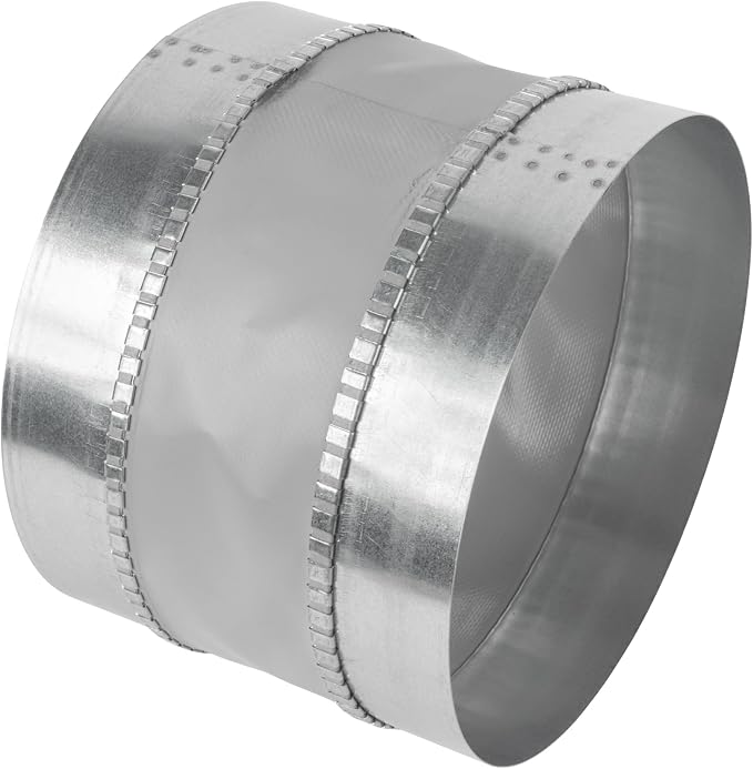 Vent Systems 8" Inch Flexible Vibration-Reducing Female Fit Duct Connector – by VentSystems