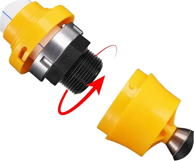 2PCS 1-1/4" PVC Hex Nipple Fitting, G1-1/4 X G1-1/4 Male Thread Coupling Adapter - Image 6