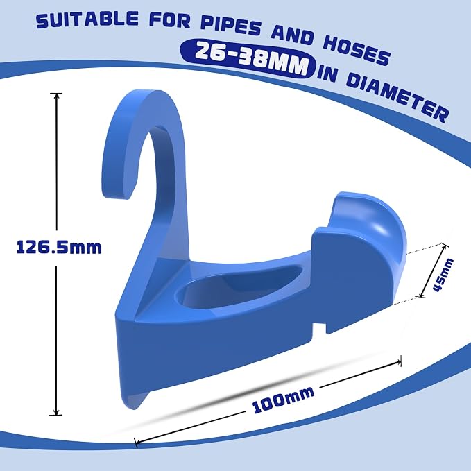 2Pcs Swimming Pool Pipe Holders, Pool Accessories, Pool Hoses - Image 2