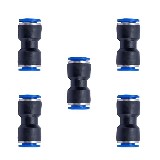13mm OD x 13mm OD Pneumatic quick Connector Push to Connect fittings Straight by ROZESAZZ