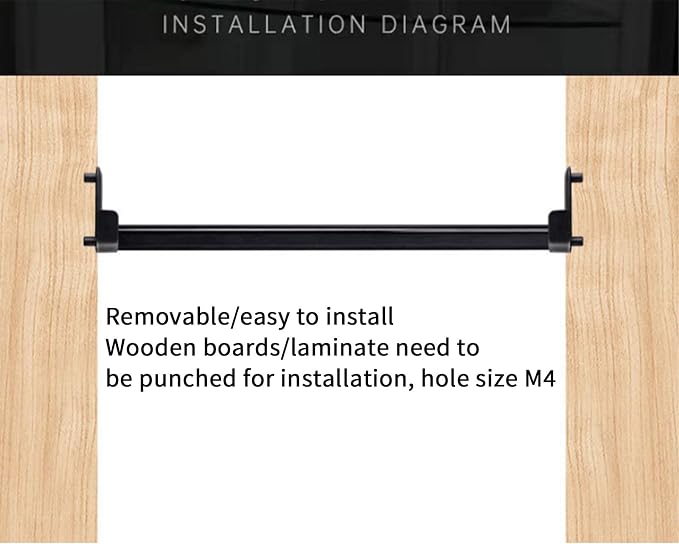 INCREWAY Oval Closet Rod Supports，6PCS Wardrobe Bracket Zinc Alloy Closet Rod - Image 6