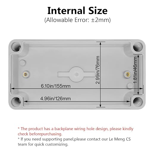 Junction Box IP67 Waterproof Dustproof ABS Plastic Project Box - Image 3