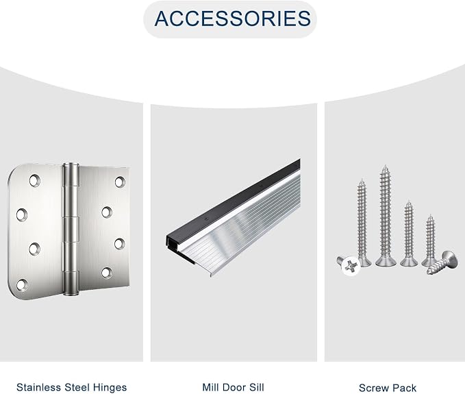 Pre-Drilled Entry Door Vinyl Frame Kit - Image 4