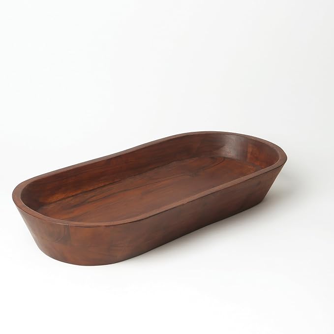 Wooden Dough Bowl by LuxeDesigns
