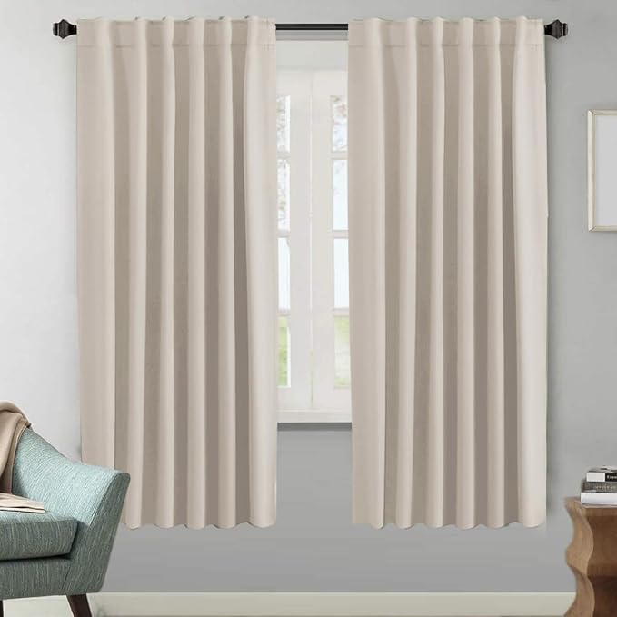 H.VERSAILTEX Blackout Curtains Thermal Insulated Window Treatment Panels Room by HVERSAILTEX