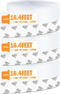 49.2 Ft Weather Stripping Door Seal Strip Tape, Silicone Door Draft Stopper by Bruiefpap