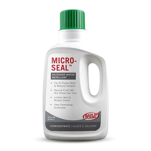 Rainguard Pro Micro-Seal Concrete Sealer, Silane Siloxane Water Repellent | by RAINGUARDBRANDS