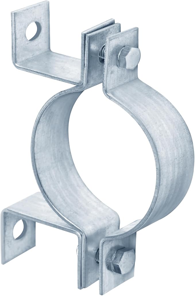 4 Pack Chimney Rigid Pipe Hanger Clamps, Wall Mount Offset B-Vent Bracket | - Image 2