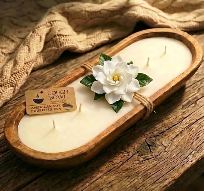 Dough Bowl Candle Co. Gardenia Candle by Dough+Bowl+Candle+Company