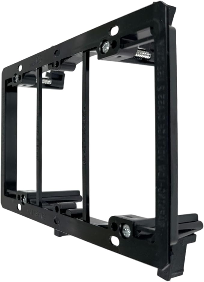 iMBAPrice 3-Gang Low Voltage Mounting Bracket, 2 Pack | LV3-2 Model, Drywall - Image 6