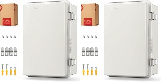 QILIPSU UL94-V0 Outdoor Electrical Box 11.4"x7.5"x5.5" Pro Waterproof Junction by QILIPSU