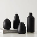CEMABT Black Ceramic Vase Set by CEMABT