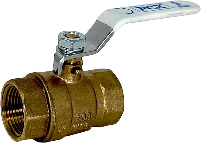 2-Pack 1/2-Inch FIP Female NPT Threaded Heavy Duty Brass Ball Valve, Full Port - Image 3
