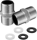 OFFO Shower Hose Extension Adapter, G1/2 to G1/2 Shower Hose Extender Fitting by OFFO