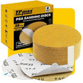 6-Inch 40-Grit Gold PSA Sanding Discs, 28 Pack – Pro-Grade Self-Adhesive by TPmax