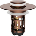 Hibbent Upgraded 3 in 1 Bathroom Sink Drain Strainer, Pop Up Stopper by Hibbent