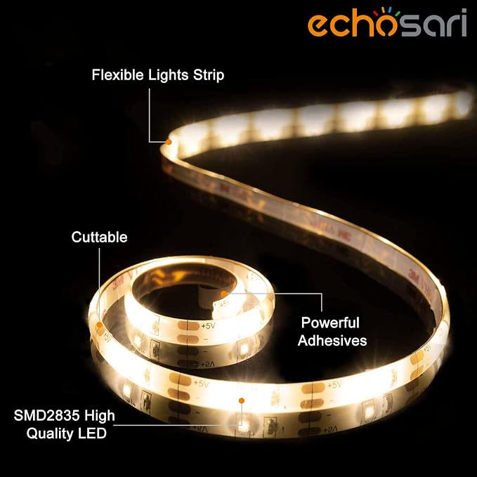 echosari Battery Powered Led Strip Lights - Image 3
