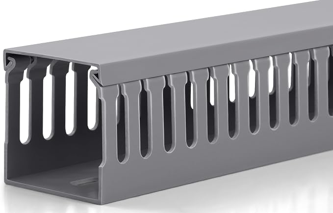 2" H x 2" W Cable Raceway, 132in Under Desk Wire Management Channel, 16.5in Each by ZhiYo