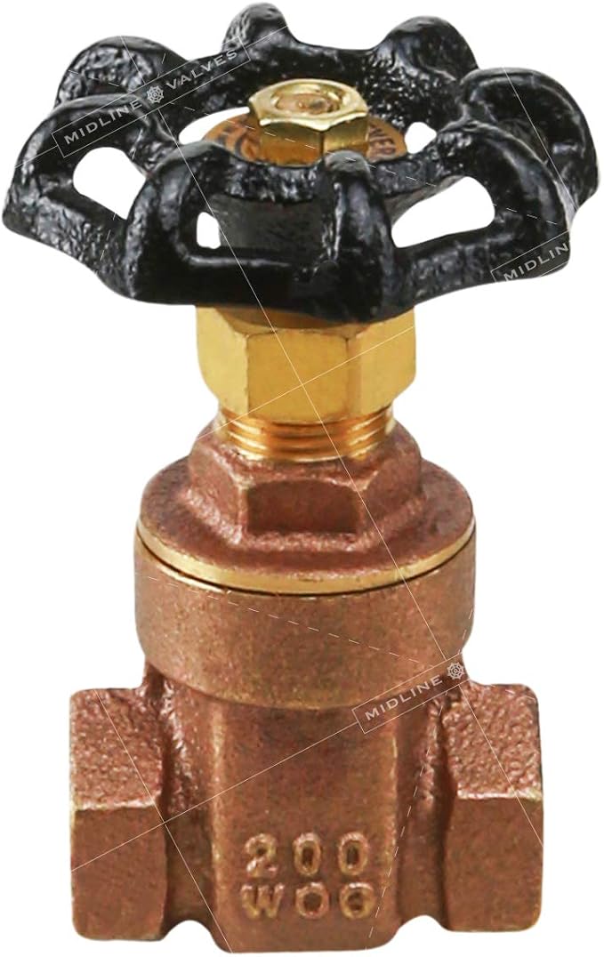 Midline Valve 427U226 Gate Valve, 4 in. FIP Connection, Cast Brass - Image 4