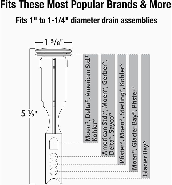 Danco Bathroom Sink Pop-up Stopper Replacement - Image 6