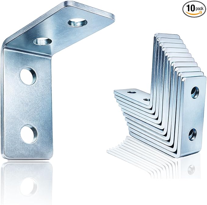 Heavy Duty 4-Hole L Angle Bracket by Jevie