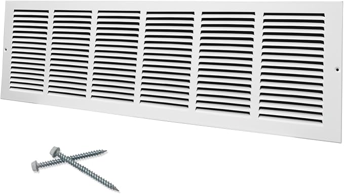 Howeall 30"W x 8"H Steel Return Air Grille, Air Return Vent Cover by Howeall