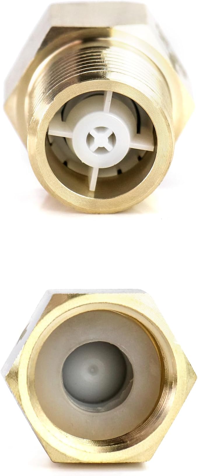 QWORK Brass One-way Check Valve - Image 4