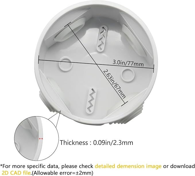 Junction Box, ABS Plastic IP55 Water Resistant and Dustproof, Universal - Image 3