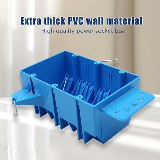 Adjustable 3 Gang Electrical Box, 49 Cu in, 12 Pack, ETL Listed | Features 49 - Image 2
