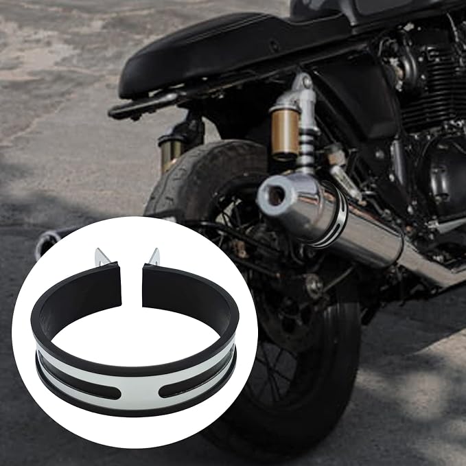 Universal Motorcycle Exhaust Clip Clamp Muffler Pipe Hanger Bracket | Half Round - Image 4