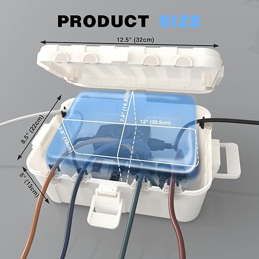 Flemoon Large Outdoor Electrical Box Waterproof, - Image 3