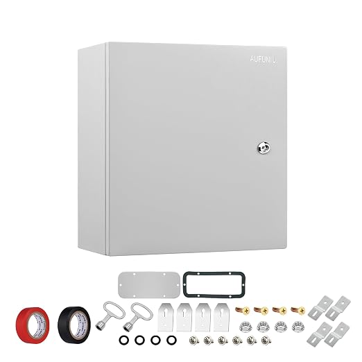 Steel Electrical Junction Box, Outdoor & Indoor Universal Project Box by AUFUNIU