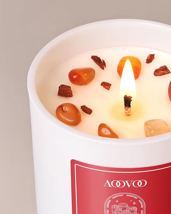 AOOVOO Apple Cinnamon Scented Candles - Image 2