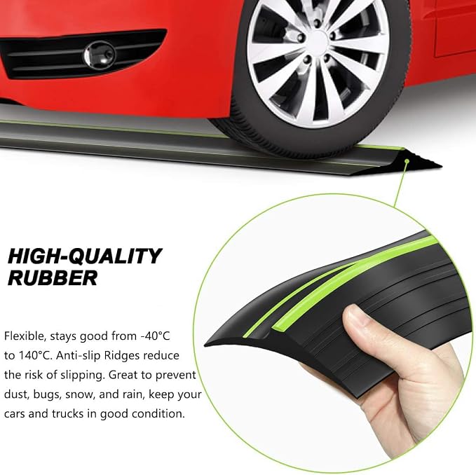 Jin&Bao Universal Garage Door Threshold Seal Strip, Bottom Weather Stripping - Image 2