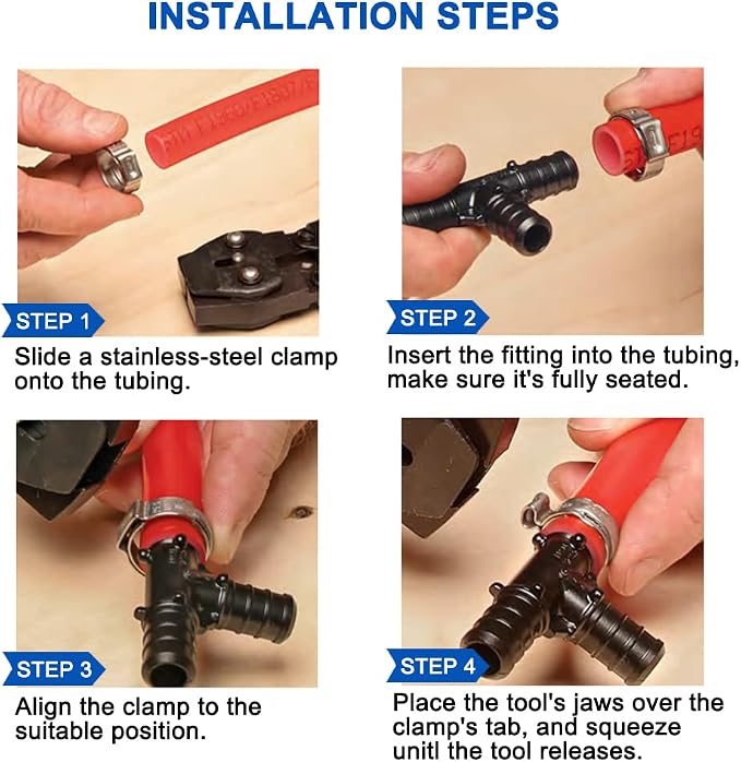 1/2 Inch Coupling, Poly PPSU Barb Crimp Pex Fitting, No Lead Plastic Pex - Image 4