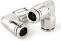 TAILONZ 304 Stainless Steel Elbow 1/4" 1pcs | 90° Push-to-Connect Elbow Fitting by TAILONZPNEUMATIC