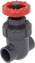 Gray PVC Socket Gate Valve – 2-Port PVC Gate Valve by MaxxSupply