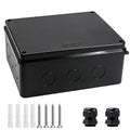 Junction Box, Reserved Holes Electrical Boxes Waterproof IP65 ABS Plastic by LuSumtly