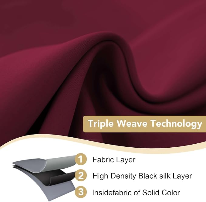 H.VERSAILTEX Premium Blackout Curtains - Image 3