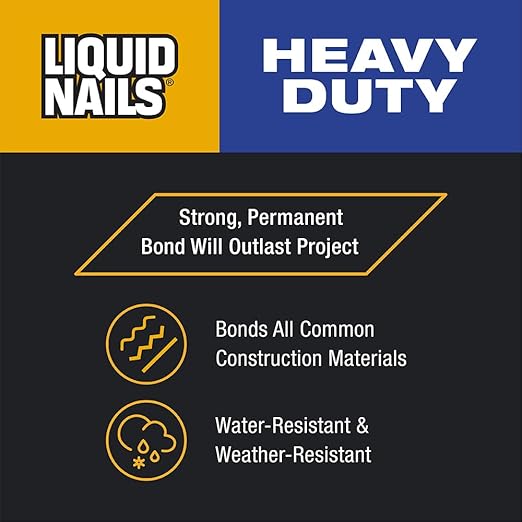 Liquid Nails Heavy Duty 28 oz. Tan Latex-Based Construction Adhesive Low VOC - Image 2