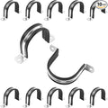 2 Inch Reinforced Rigid Pipe Strap, 2 Holes U Bracket Cable Clamp Hanger by JDHGSHL