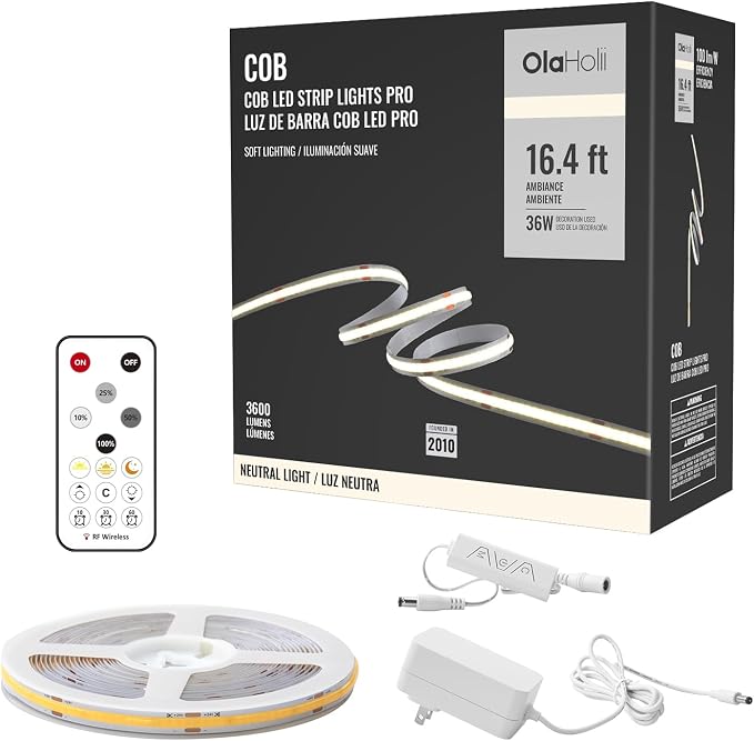 16.4ft COB LED Strip Light by Olaholii