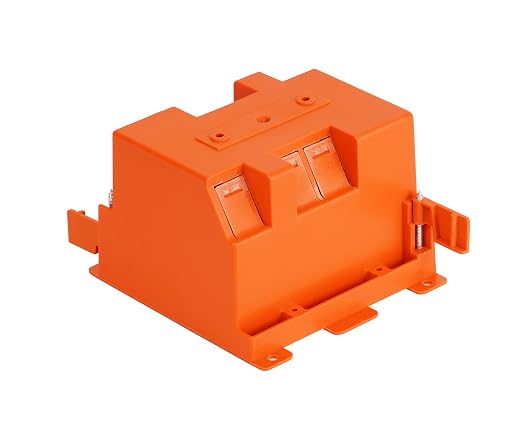 CLOUDY BAY Two Gang Electrical Outlet Box, 25 Cubic Inch Junction Box, Old Work - Image 6