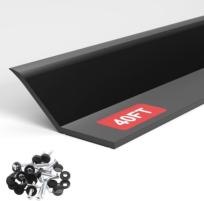 Garage Door Seal Top and Sides - 40 FT TPE Weather Stripping Garage Door Seal by Nayotaa
