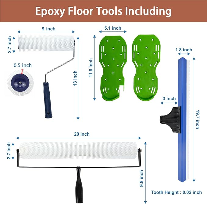 Nichiyo Self Leveling Cement Tool Kit- Epoxy Floor Tool Kit - Image 3