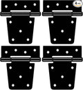 3.5 Inch Heavy Duty Gate Hinges, Extra Thick Black Shed Barn Door Hinges by HOME