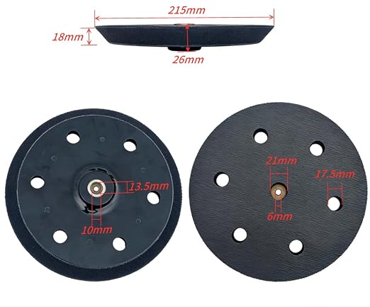 Hook and Loop Drywall Sander Backing Pad - Image 4