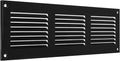 12 x 4 Inch Black Galvanized Steel Return Air Register Vent Cover, AC Vent Cover by ECOPROVENT